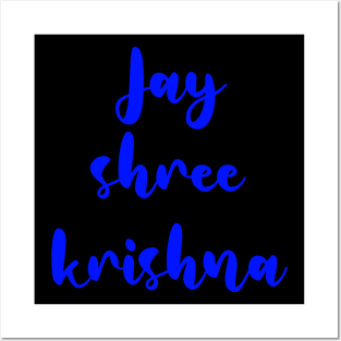 Jai shree krishna for Krishna lovers Posters and Art